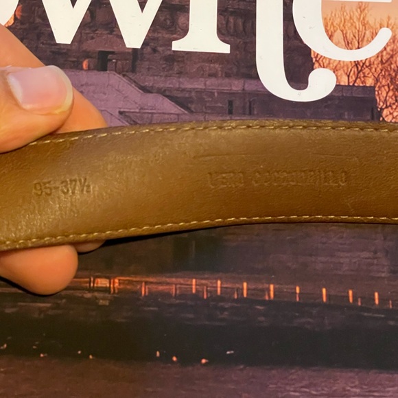 Patterned Brown Belt - Picture 4 of 4